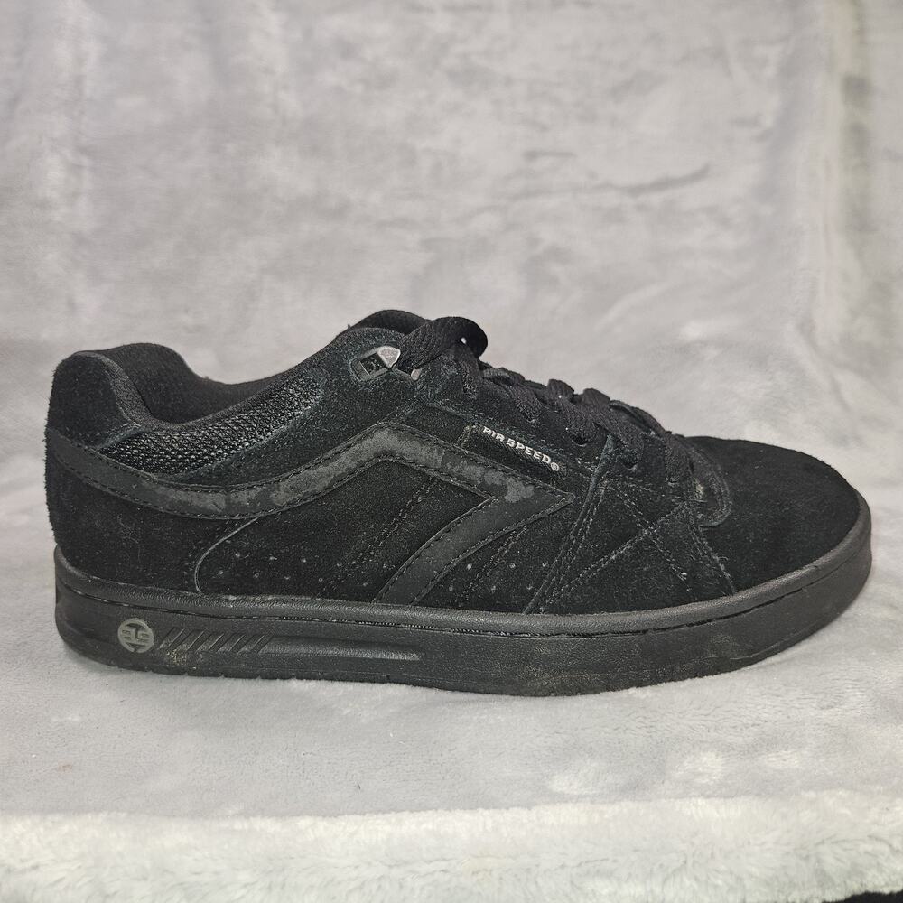 Airspeed Legend III Men’s 7 Black Suede Skate Shoes Low Top Sneakers Casual